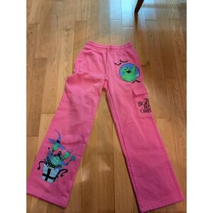 Disney‎ The Nightmare Before Christmas Oogie Boogie Joggers XXS Glow In The Dark